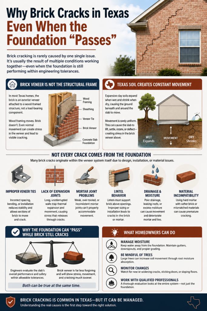 Why Brick Cracks in Texas Even When the Foundation “Passes” - Home ...